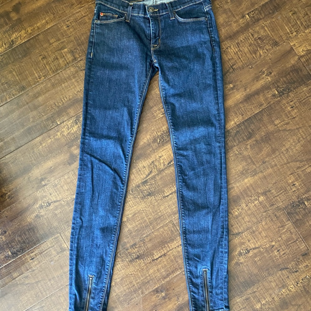 Hudson Jean's Juliette ankle zip super skinny jean